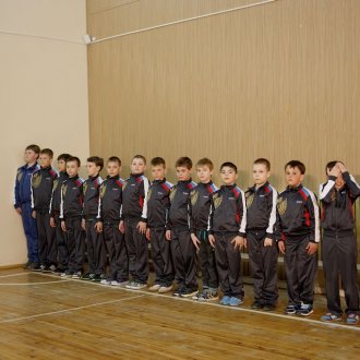 Город Мегион разминка младшая группа