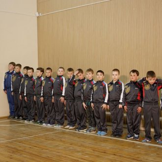 Город Мегион разминка младшая группа