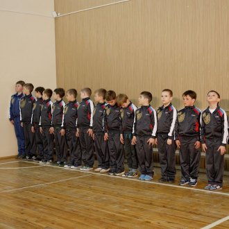 Город Мегион разминка младшая группа
