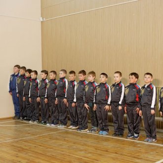Город Мегион разминка младшая группа