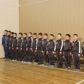 Город Мегион разминка младшая группа