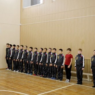 Город Мегион разминка младшая группа