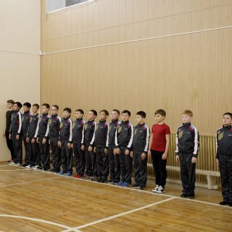 Город Мегион разминка младшая группа
