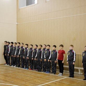 Город Мегион разминка младшая группа