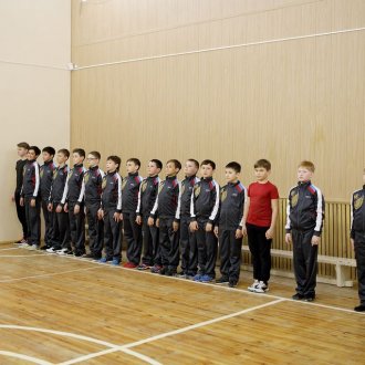 Город Мегион разминка младшая группа