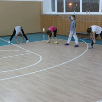 Тренировка по волейболу