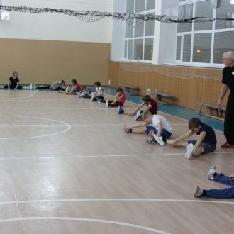 Тренировка по волейболу