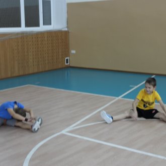 Тренировка по волейболу
