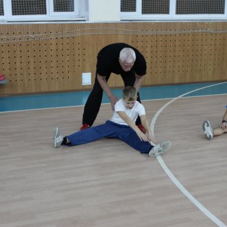 Тренировка по волейболу