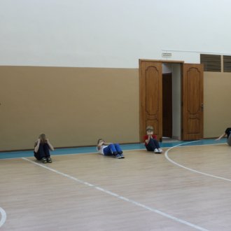 Тренировка по волейболу