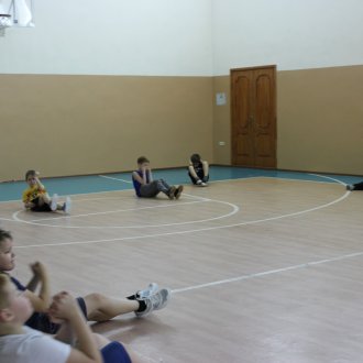 Тренировка по волейболу